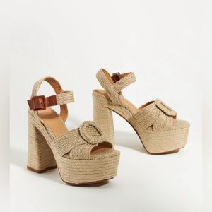 Castaner Amaia platform sandal; size 7 (37)